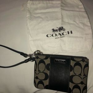 Authentic coach wristlet